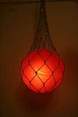 Lampa červená